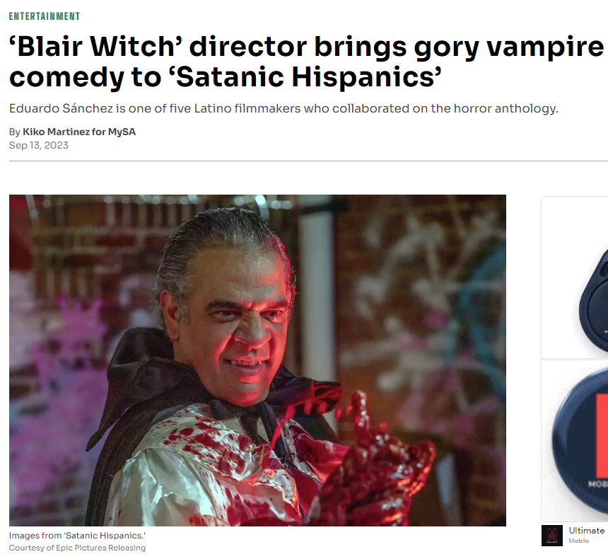 ‘Blair Witch’ director brings gory vampire comedy to ‘Satanic Hispanics’